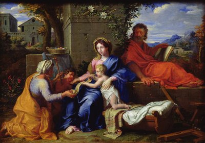 Den heliga familjen av Louis Licherie de Beuron