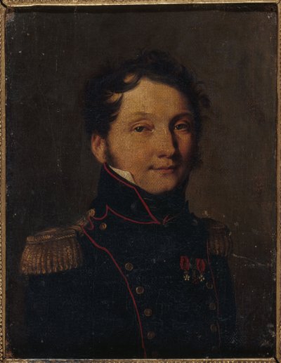Franska: Portrait dit du capitaine Jules Raulin av Louis Leopold Boilly