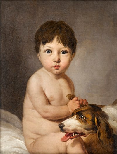Louis-Léopold Boilly - Porträtt av en liten pojke av Louis Leopold Boilly