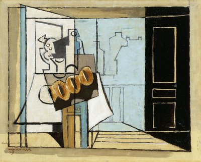 Måndag, det öppna fönstret; Måndag, det öppna fönstret, 1929 av Louis Marcoussis