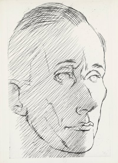 Porträtt av Marc Chadourne (Brive av Louis Marcoussis