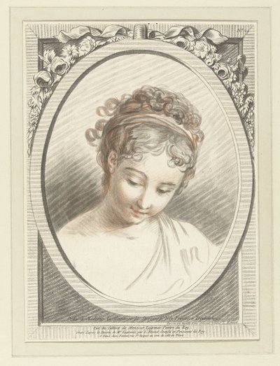 Byst av en ung kvinna Tete de femme av Louis Marin Bonnet