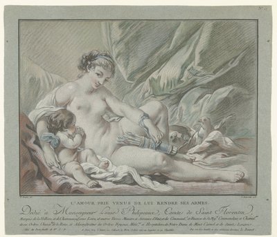 Amor ber Venus att lämna tillbaka sina pilar L