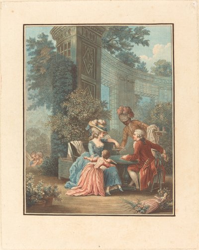Eftermiddagste. av Louis Marin Bonnet