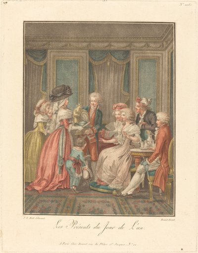 Nyårspresenter. av Louis Marin Bonnet