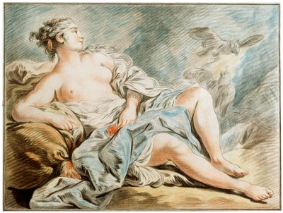 Venus med duvor, 1700-talet. av Louis Marin Bonnet