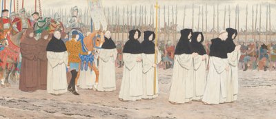 The Maid in Armor till häst Jeanne d