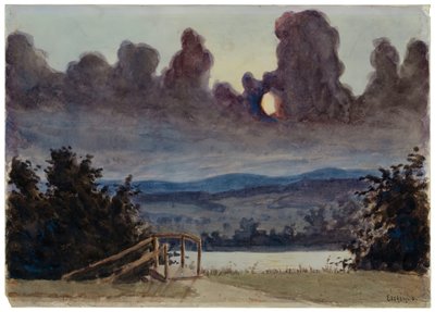 Mörka moln, ca. 1901. av Louis Michel Eilshemius