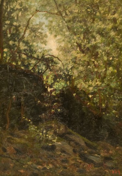 Natt genom skogen, 1889. av Louis Michel Eilshemius