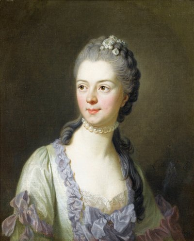Porträtt av prinsessan Ekaterina Dmitrievna Golitsyna (Galitzine) - Porträtt av Ekaterina Dmitrievna Golitsyna (1720-1761), född Cantemir par Van Loo, Louis Michel (1707-1771) av Louis Michel van Loo