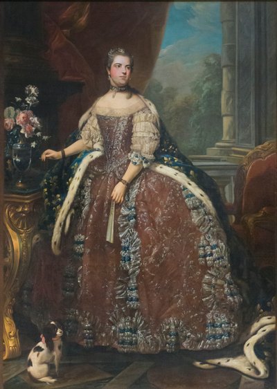 Louise Elisabeth av Frankrike, ca 1760 (olja på duk) av Louis Michel van (after) Loo