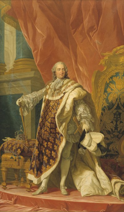 Ludvig XV av Frankrike (1710-1774) av Louis Michel van Loo