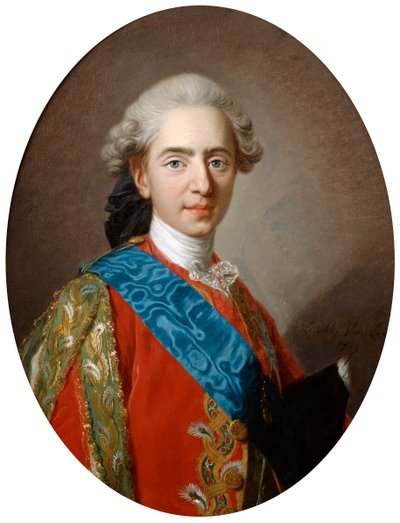 Duc de Berry, senare kung Ludvig XVI, 15 år gammal, c1769 av Louis Michel van Loo