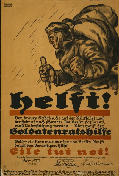 Hjälp, 1918 av Louis Oppenheim