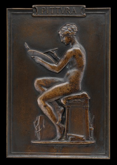 Målning Målning, 1879. av Louis Oscar Roty