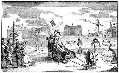 Dårskapen triumferande, 1749. av Louis Philippe Boitard