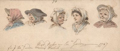 コヴェント ガーデン スウェーデン語の頭飾り av Louis Philippe Boitard
