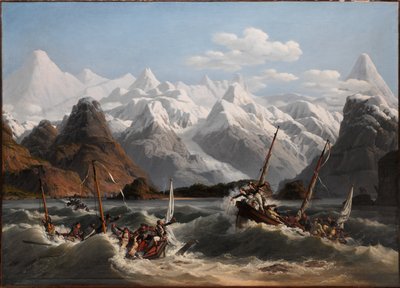 Skeppsbrott utanför Alaskas kust av Louis Philippe Crepin