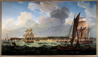Havren från havet. Målning av Louis Philippe Crepin (1772-1851) av Louis Philippe Crepin