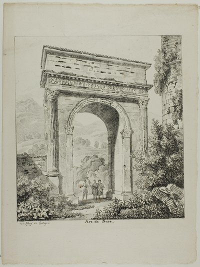 Susa Arch av Louis Pierre Baltard