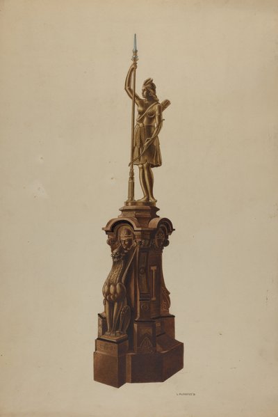 Newel Post, 1938. av Louis Plogsted