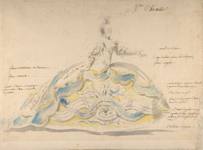 Miss Marie-Jeanne Fesch Chevallier, . av Louis Rene Boquet