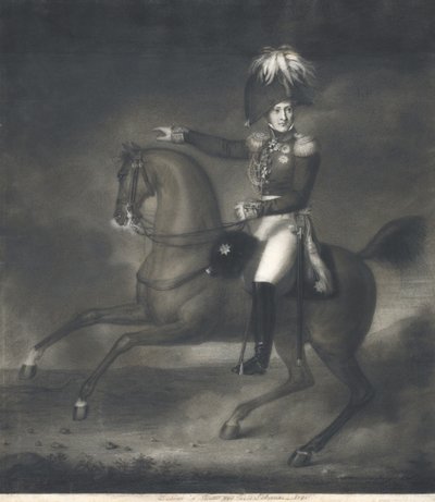 Porträtt av greve Alexander Ivanovich Chernyshov 1786-1857 av Louis Rene Letronne