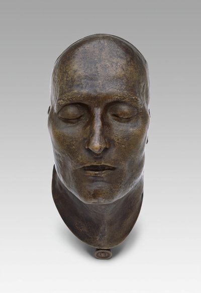 Napoleons dödsmask, modellerad 1821 gjuten 1833 av Louis Richard