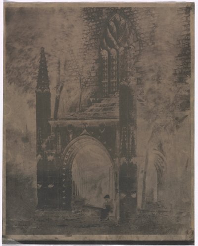 Fontänen i Notre Dame i Saint-Brieuc, Bretagne, ca. 1853. av Louis Rémy Robert