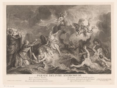 Perseus befriar Andromeda av Louis Surugue
