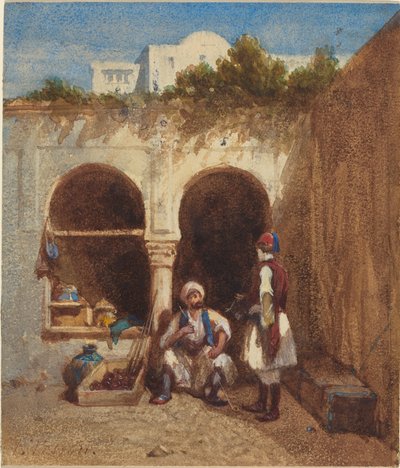 Arabisk marknad av Louis Tesson
