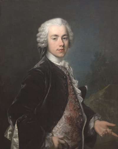 Porträtt av Frederik Berregaard av Louis Tocqué