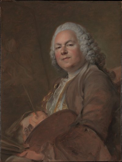 Porträtt av Jean-Marc Nattier av Louis Tocqué
