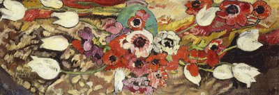 Anemoner och vita tulpaner; Anemoner och vita tulpaner av Louis Valtat