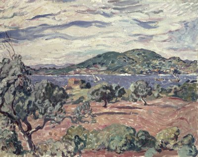 Bay of Antheor, ca 1906-07 (olja på duk) av Louis Valtat