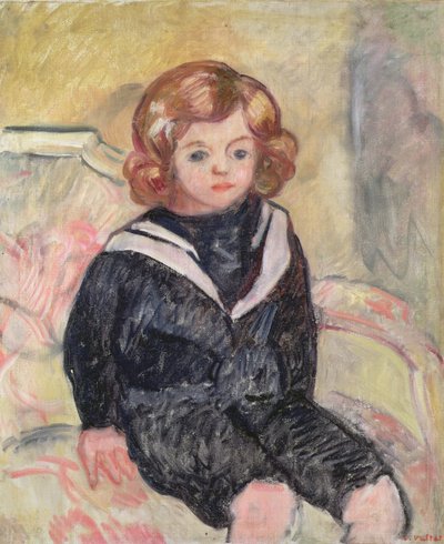 Barn i sjömansuniform av Louis Valtat