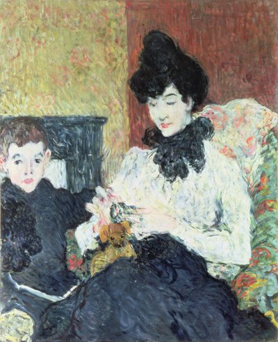 Madame Doubrere och hennes Son av Louis Valtat