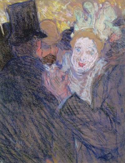 The Conversation (紙にパステル)スウェーデン語 av Louis Valtat