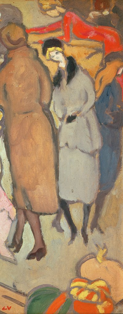 The Passantes (olja på duk) av Louis Valtat