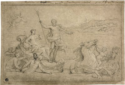 Triumf av Neptunus och Amfitrit, 1706-07 av Louis de Boullongne