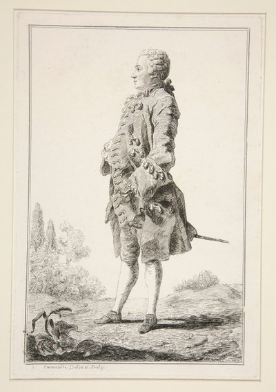 friherre av Bezenval av Louis de Carmontelle