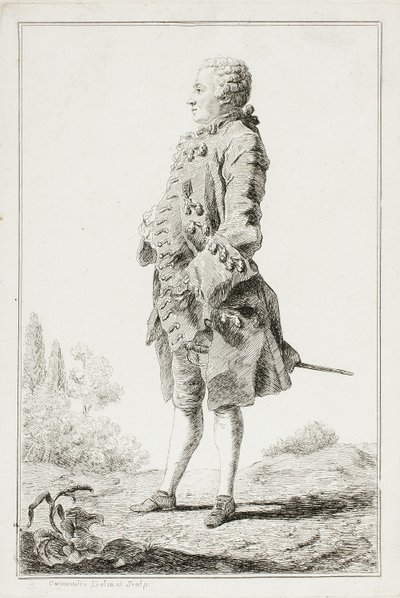 Baronen av Besenval av Louis de Carmontelle
