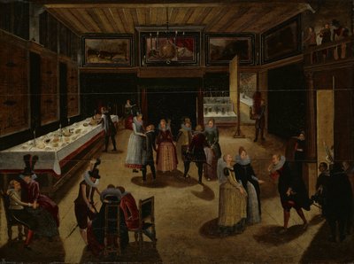 Kvällsfest av Louis de Caullery (manner of)