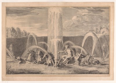 Apollo Pond i Versailles trädgård av Louis de Châtillon