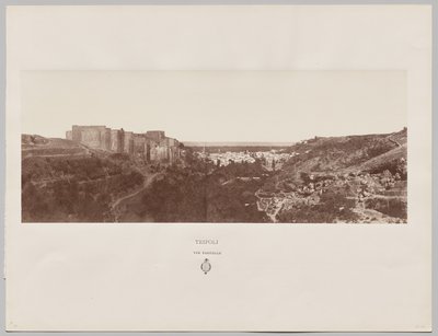 Tripoli, delvis skymd utsikt av Louis de Clercq