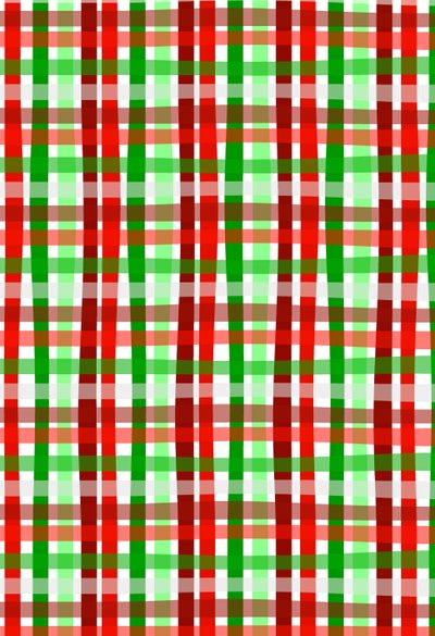 Christmas Wrap check, 2017, Digital Media av Louisa Hereford