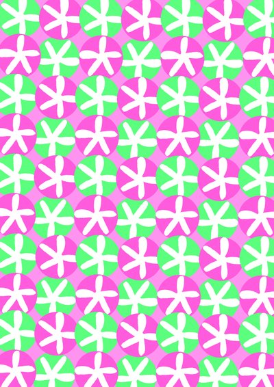 Blommor och fläckar (digitala) av Louisa Hereford