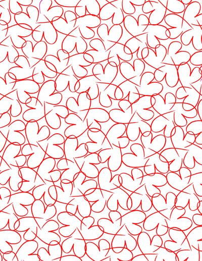 Linked Hearts, 2014 (digital bild) av Louisa Hereford