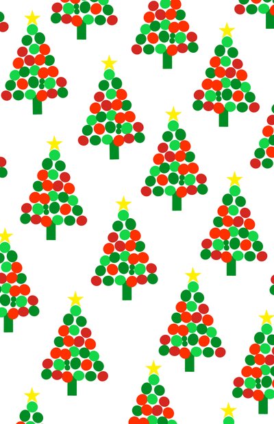 Spotty Trees, 2017, Digital Media av Louisa Hereford