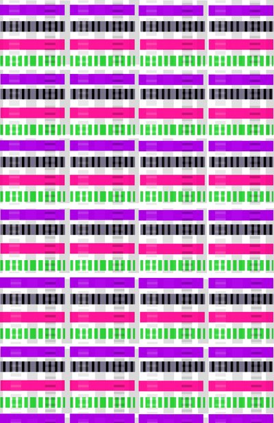 Stripe and Check, 2014 (digitala medier) av Louisa Hereford